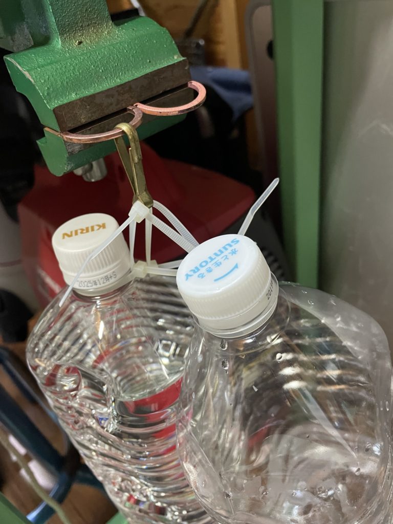 ②３ｋｇでは未焼きワッシャーの変形は確認できない画像