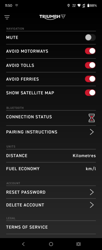 アンドロイドスマホの画像ペアリングを選択するスクリーンショット画像