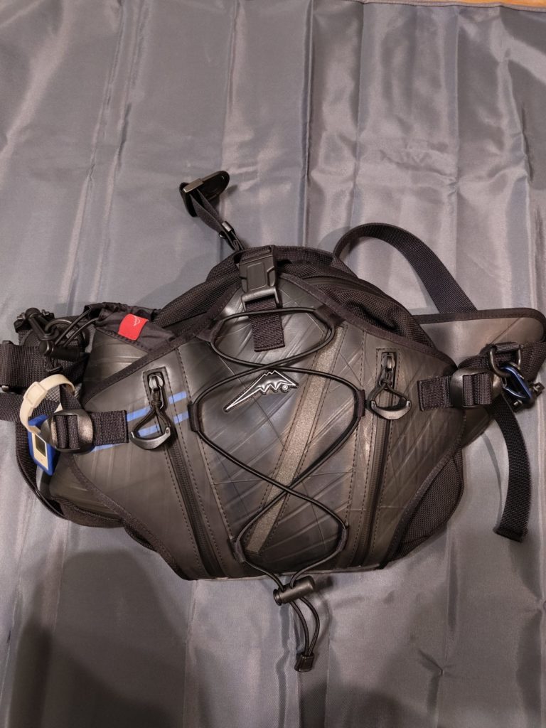 KUSHITANIヒップバッグ 5.2L バイクツーリング用ウエストバッグ 軽量コンパクト収納