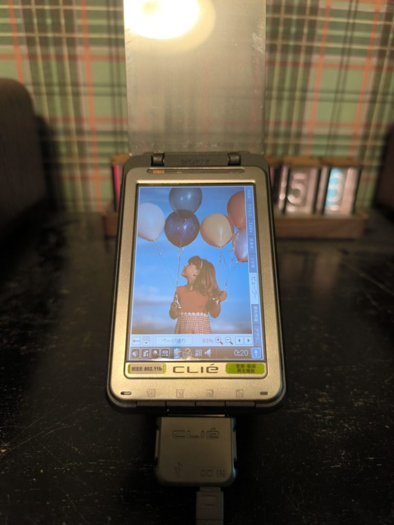 SONY CLIE PEG-TH55 本体 有機ELディスプレイ PDA