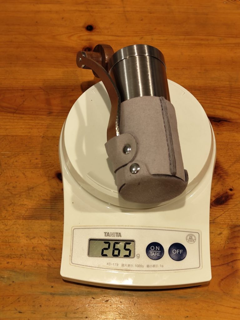 アウトドア用コーヒーミル重量約270g 軽量モデル比較