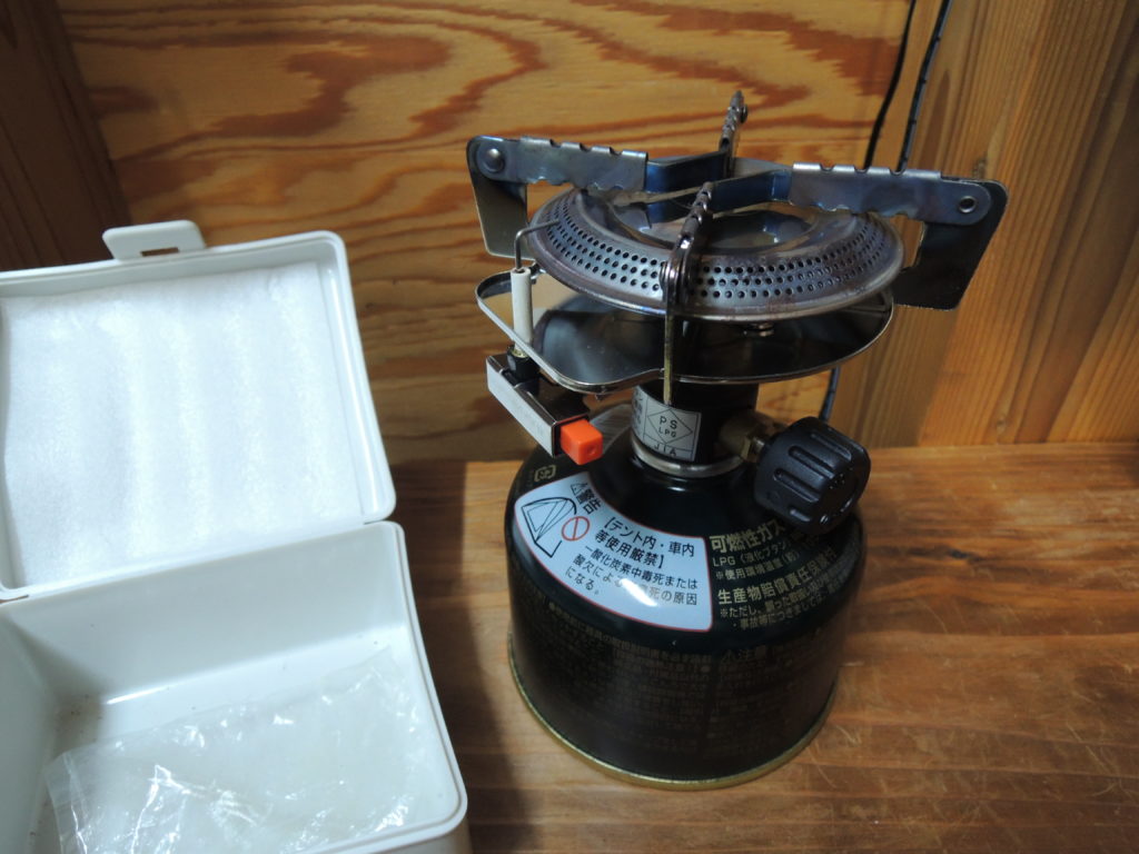 キャプテンスタッグ オーリック 小型ガスバーナーコンロ (ケース付) M-7900画像